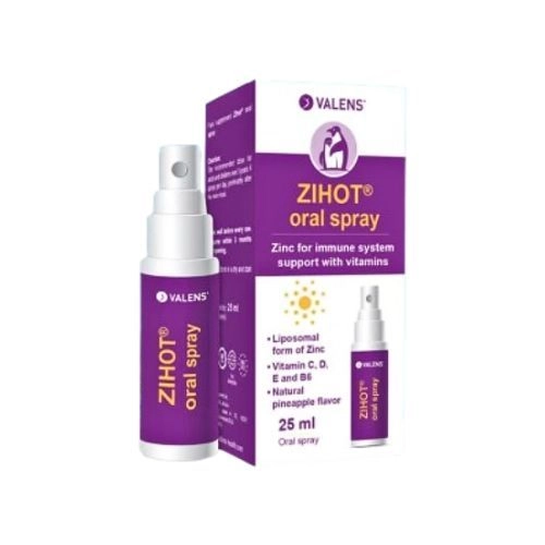 Xịt bổ sung kẽm Nano sinh học và vitamin Zihot Oral Spray hộp 1 chai 25ml