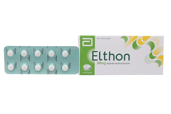 Thuốc trị đầy hơi, buồn nôn Elthon 50mg hộp 20 viên