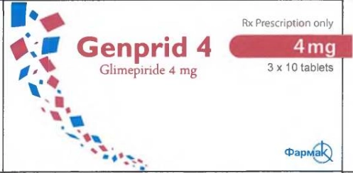 Genprid 4 hộp 30 viên 