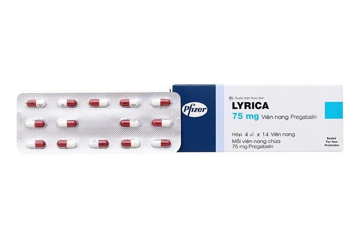 Thuốc điều trị đau thần kinh Lyrica 75mg hộp 56 viên