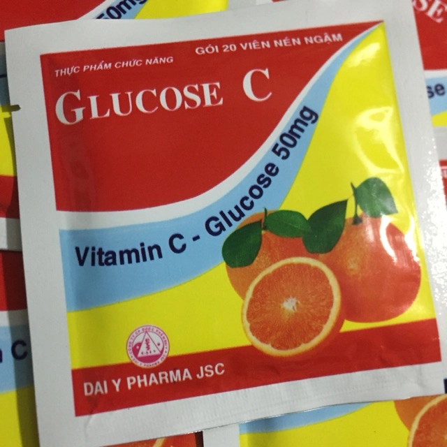 Viên ngậm Glucose C (Đại Y) gói 20 viên