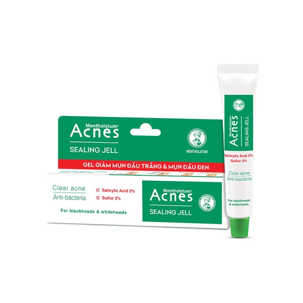 Gel giảm mụn đầu trắng đầu đen METHOLANUM ACNES Sealing Jell  hộp 1 tuýp 