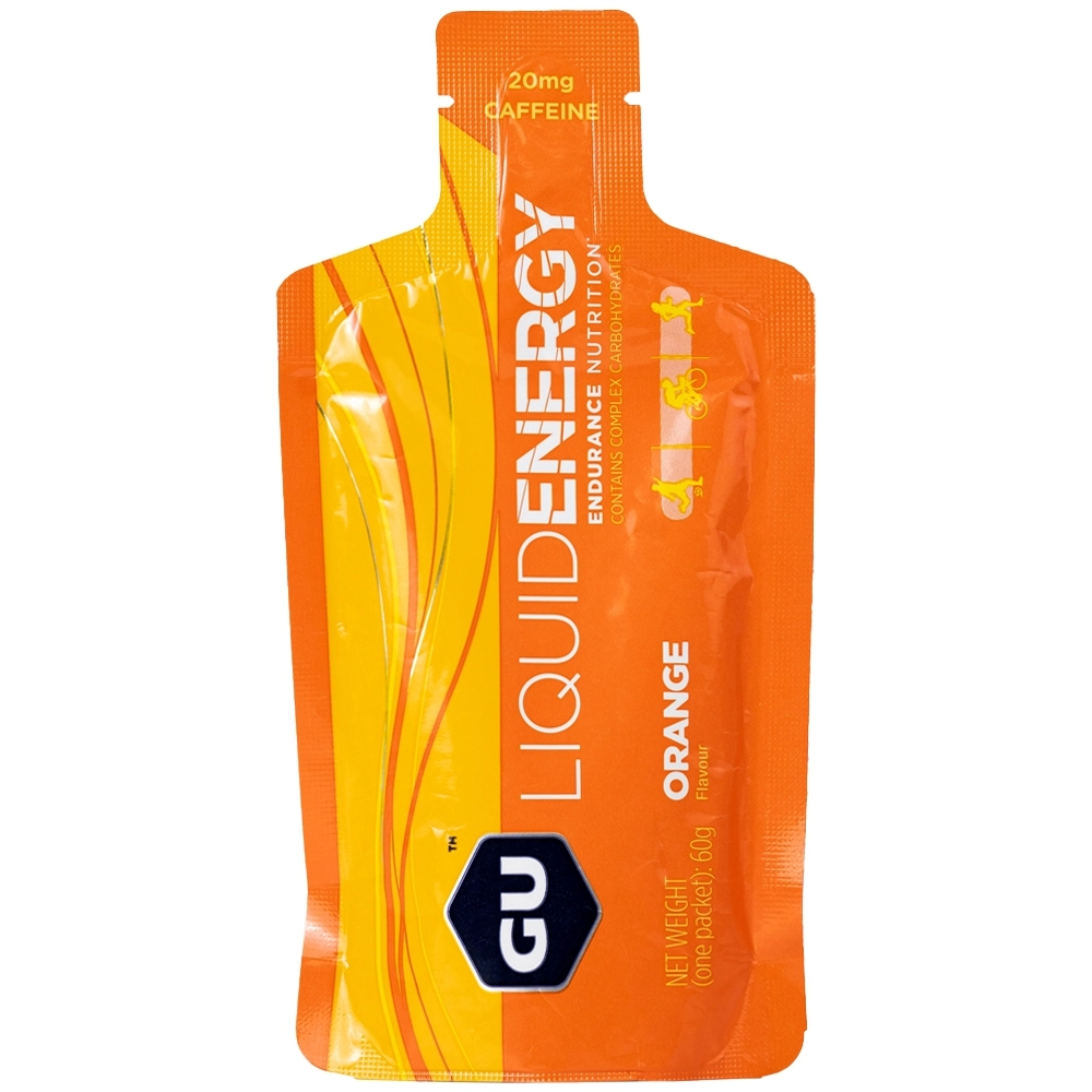 Bổ sung năng lượng trong các hoạt động thể thao GU Gel Liquid Energy Orange hộp 12 gói x 60g