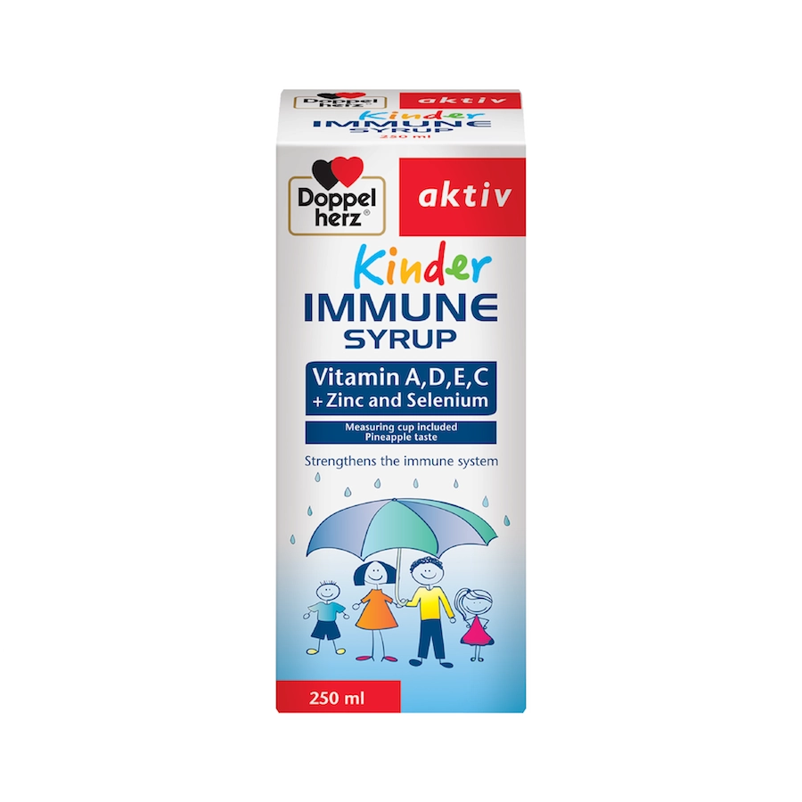 Siro Kinder IMMUNE Syrup (Doppelherz) hộp 1 chai 250ml