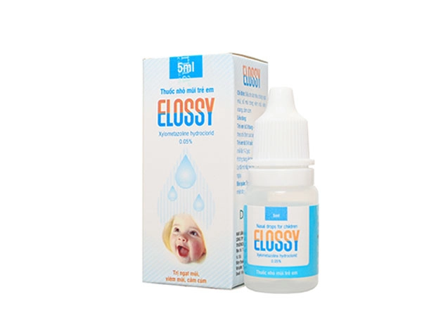 Thuốc nhỏ mũi trẻ em Elossy chai 5ml