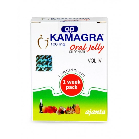 Thuốc cường dương KAMAGRA 100mg Oral Jelly Vol IV hộp 7 gói x 5g