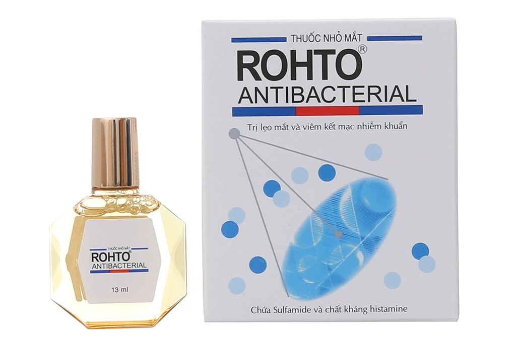 Thuốc nhỏ mắt Rohto Antibacterial  chai 13ml