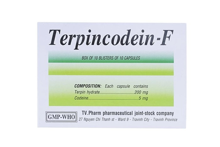 Thuốc ho Terpincodein-F hộp 100 viên