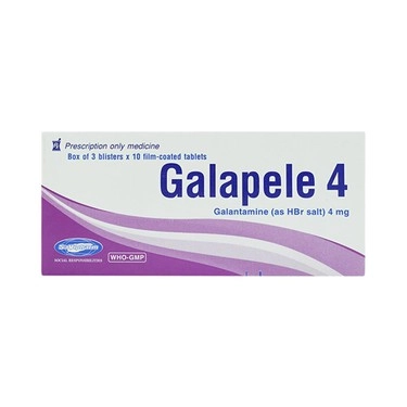 Điều trị sa sút trí tuệ Galapele 4 Savi hộp 3 vỉ x 10 viên