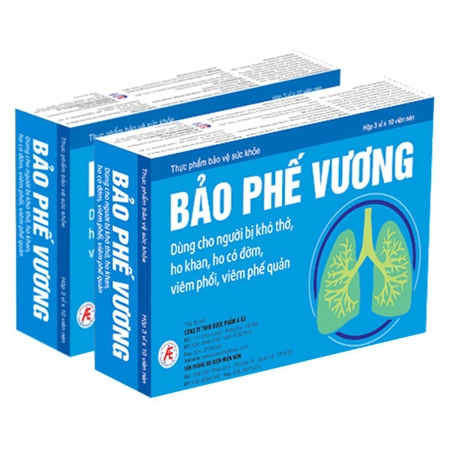 Hỗ trợ thanh phế, giảm ho Bảo Phế Vương hộp 3 vỉ x 10 viên