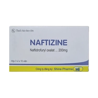 Điều trị triệu chứng đau cách hồi Naftizine 200mg Shine Pharma hộp 3 vỉ x 10 viên