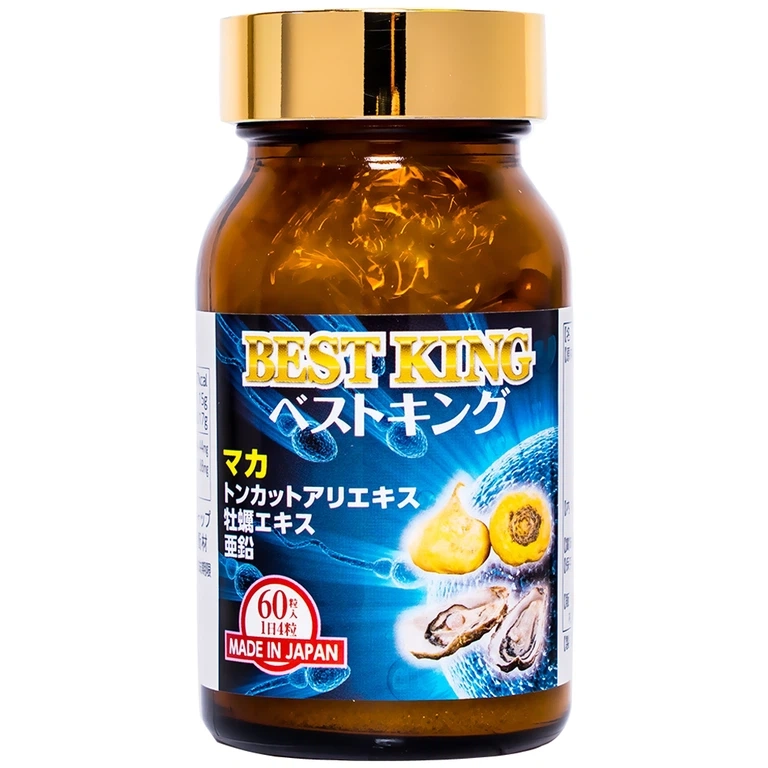 Hỗ trợ tăng cường sinh lý Best King Jpanwell hộp 1 lọ x 60 viên