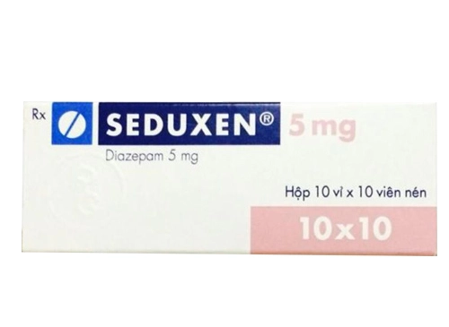 Thuốc hướng tâm thần Seduxen 5mg hộp 10 vỉ x 10 viên