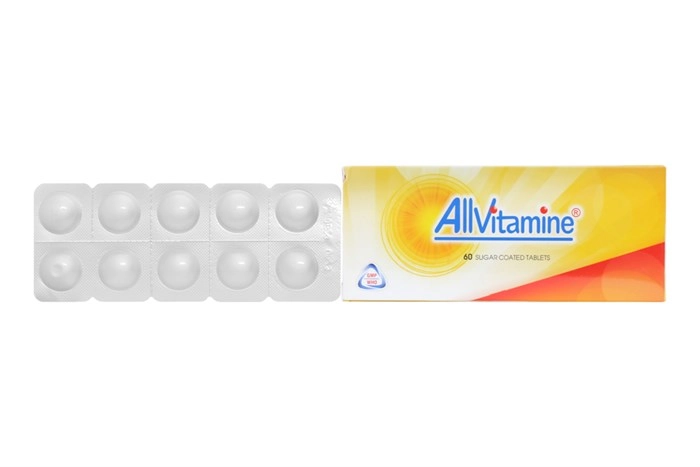 Thuốc bổ sung vitamin  Allvitamine hộp 60 viên