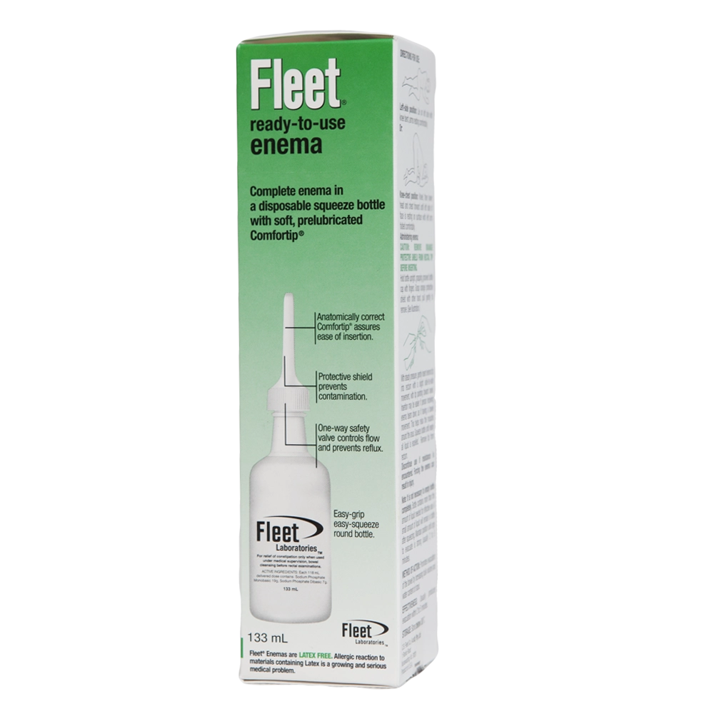 Dung dịch thụt trực tràng Fleet Enema hộp 1 chai 133ml