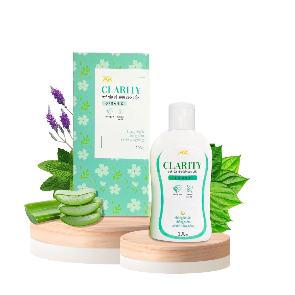 Gel rửa vệ sinh cao cấp Clarity hộp 1 chai 100ml