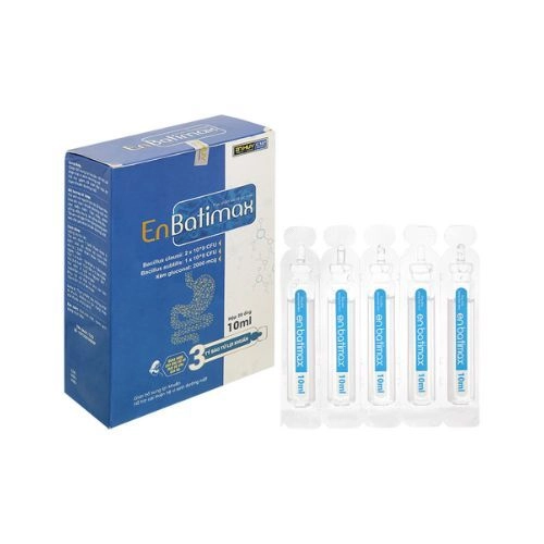 Men vi sinh giúp bổ sung lợi khuẩn EnBatimax hộp 20 ống x 10ml