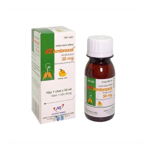 Thuốc ho, long đờm A.T Ambroxol 30Mg  hộp 1 chai 60ml
