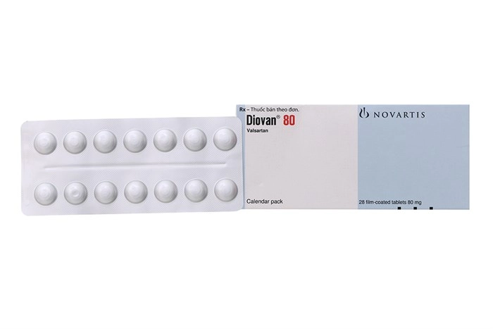Thuốc điều trị cao huyết áp Diovan 80 hộp 28 viên