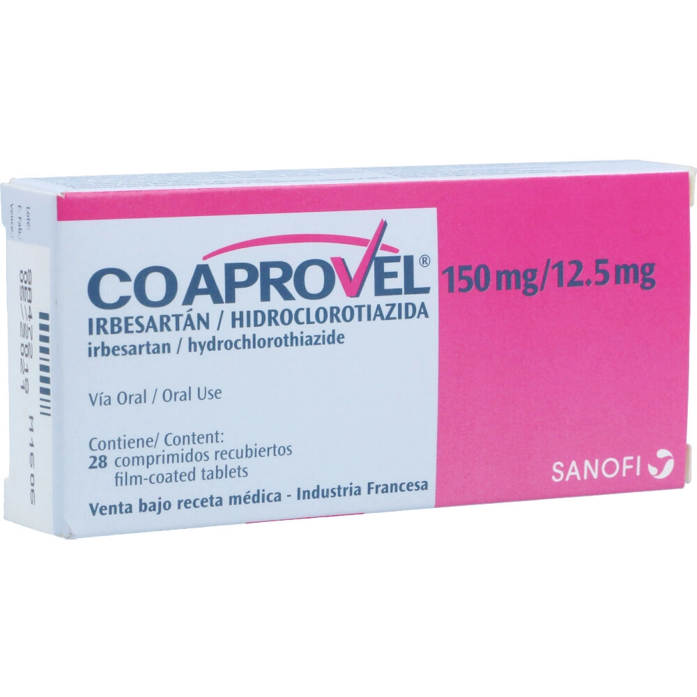 Thuốc điều trị tăng huyết áp Coaprovel 150/12.5mg hộp 28 viên