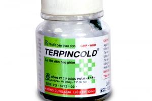 Thuốc trị ho Terpincold hộp 1 lọ 100 viên