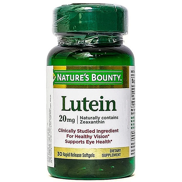 Viên uống bổ mắt Nature's Bounty Lutein 20mg lọ 30 viên