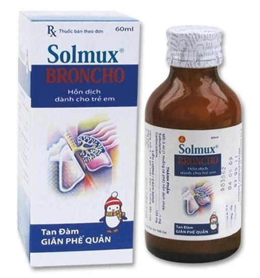 Thuốc trị ho, long đờm Solmux BRONCHO hộp 1 chai 60ml