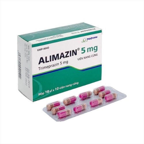 Thuốc chống dị ứng ALIMAZIN 5mg (Imexpharm) hộp 100 viên