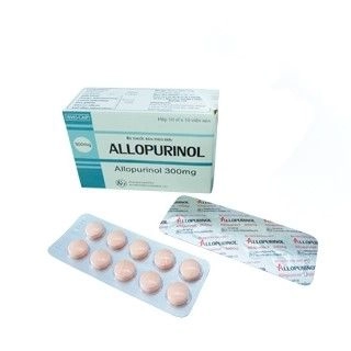 Thuốc điều trị gout Allopurinol 300mg (Khapharco) hộp 10 vỉ x 10 viên nén