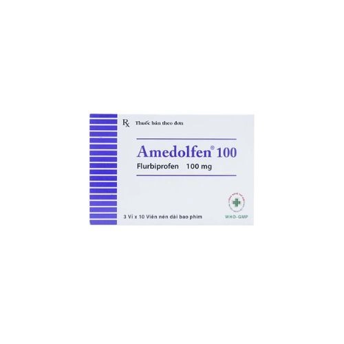Thuốc điều trị viêm khớp, thoái hóa khớp Amedolfen 100mg OPV hộp 3 vỉ x 10 viên
