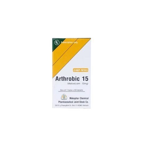 Thuốc điều trị viêm đau xương khớp, viêm khớp dạng thấp Arthrobic 15 Mekophar  hộp 30 viên