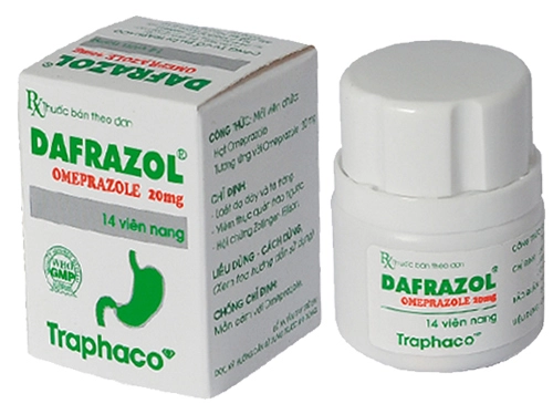 Thuốc điều trị đau dạ dày Dafrazol hộp 1 lọ x 14 viên