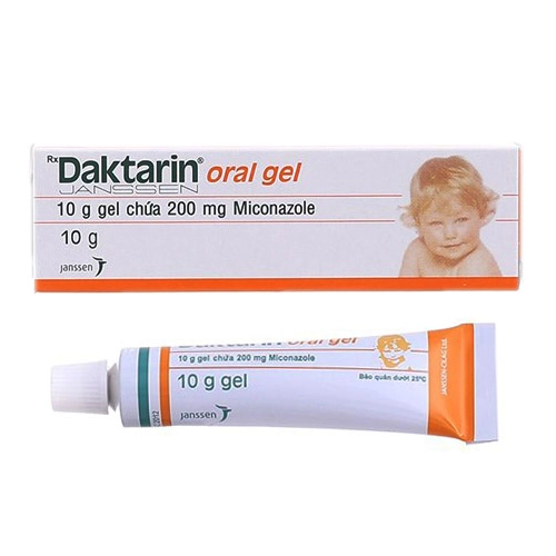 Gel trị nấm miệng, họng Daktarin Oral gel hộp 1 tuýp 10g