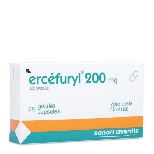Thuốc trị tiêu chảy Ercefulryl 200mg hộp 28 viên