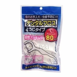 Tăm chỉ nha khoa Oral Kichilachi (màu xanh) gói 80 cái