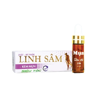 Kem trị mụn siêu tốc 24h LINH SÂM hộp 1 lọ 5ml