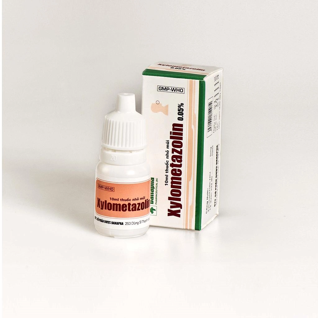 Thuốc nhỏ mũi Xylometazolin Danapha hộp 1 lọ 10ml
