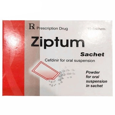 Điều trị nhiễm khuẩn Ziptum Sachet 300mg hộp 10 gói