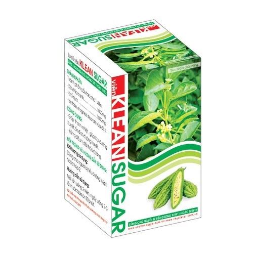Viên đường huyết thảo mộc - Hỗ trợ ổn định đường huyết KLEAN SUGAR Royal gold hộp 1 lọ 60 viên