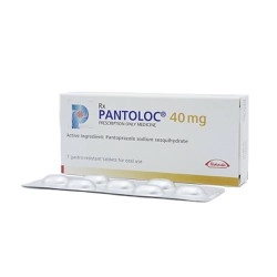 Thuốc trị viêm loét dạ dày Pantoloc 40mg hộp 7 viên