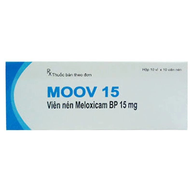 Thuốc trị viêm khớp MOOV 15 Hộp 10 vỉ x 10 viên