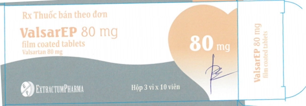 Thuốc tim mạch VALSAREP 80MG hộp 30 viên