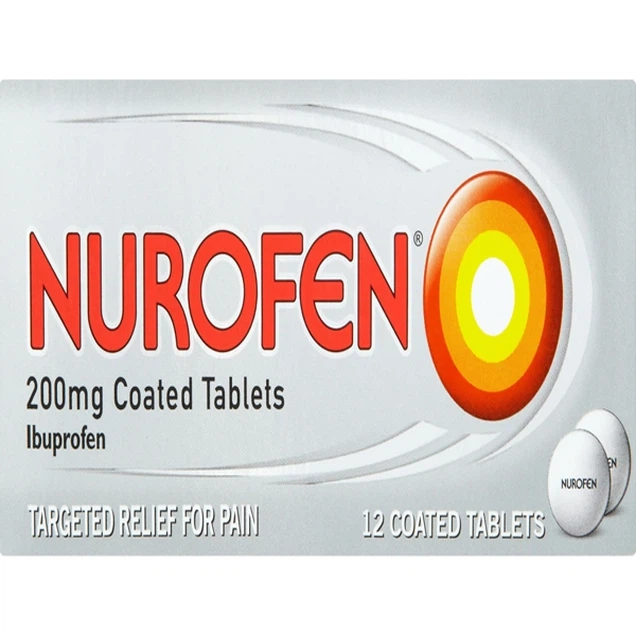 Giảm đau đầu, đau răng, đau bụng kinh Nurofen 200mg Reckitt Benckiser hộp 1 vỉ x 12 viên