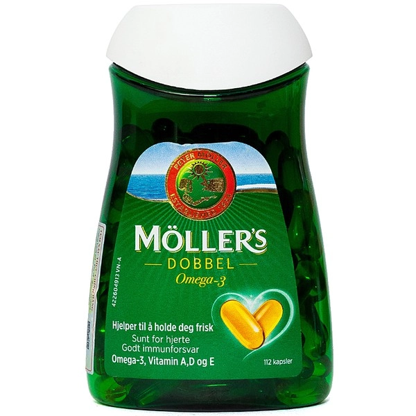Viên dầu cá Moller's Dobbel Omega-3 lọ 112 viên