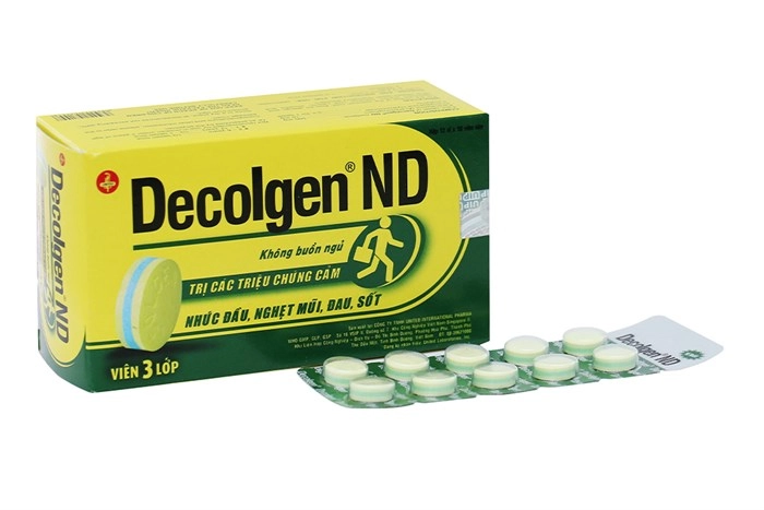 Thuốc trị cảm cúm Decolgen ND hộp 120 viên