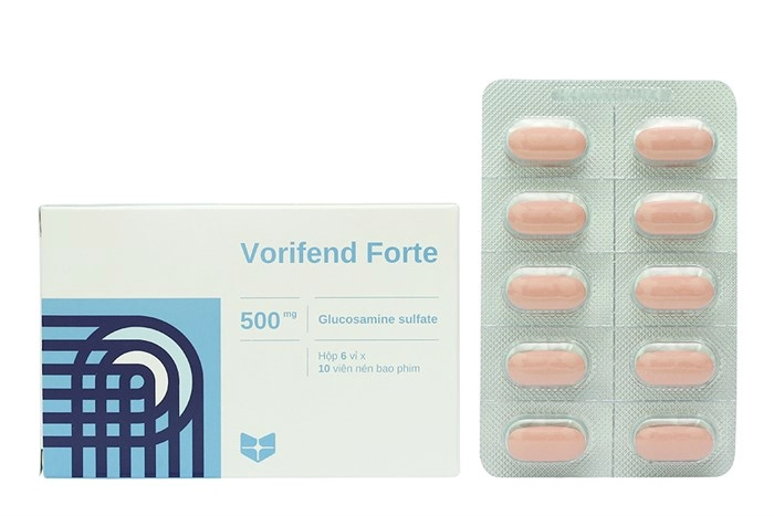 Thuốc giảm triệu chứng thoái hóa khớp gối Vorifend Forte 500mg hộp 60 viên
