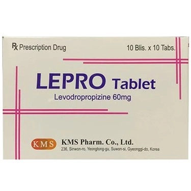 Thuốc điều trị ho Lepro Tablet 60mg KMS Pharm hộp 10 vỉ x 10 viên