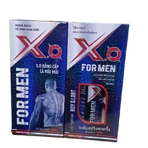 Dung dịch vệ sinh nam X.O FOR MEN hộp 1 chai 100ml