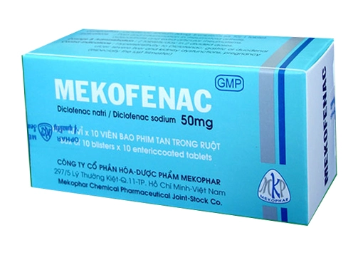 Thuốc giảm đau, kháng viêm Mekofenac hộp 100 viên