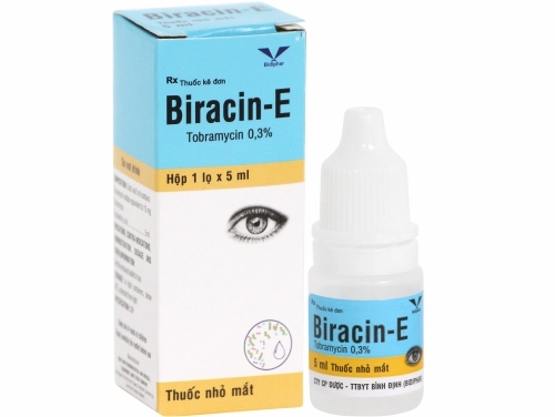 Thuốc nhỏ mắt Biracin - E hộp 1 lọ 5ml